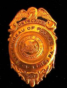 Pennsylvania City of Erie Bureau of Police Detective