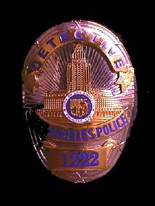 California Los Angeles Police Department Prop Badge