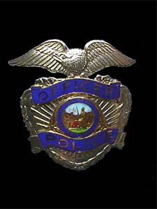 police hat badge