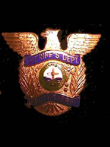 New Mexico Bernadillo County Sheriffs Department Deputy Sheriff Hat Badge