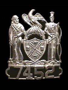 New York City Police Hat Badge