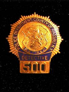 New York County of Nassau Police Department Detective Retired