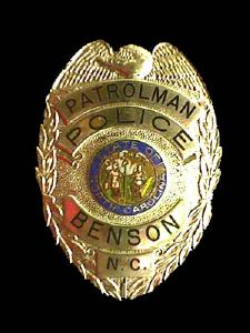 North Carolina Benson Police Patrolman