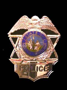 North Carolina Police Hat Badge