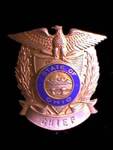 Ohio Chief Hat Badge